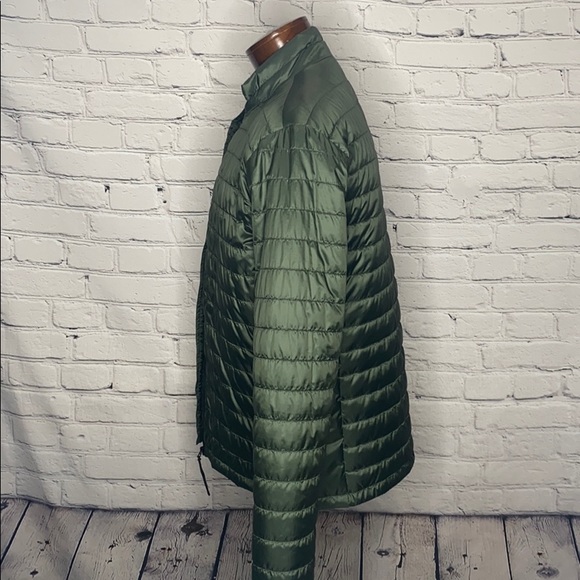 H&M MENS PADDED OUTDOOR JACKET IN GREEN SIZE SMALL - Picture 2 of 8